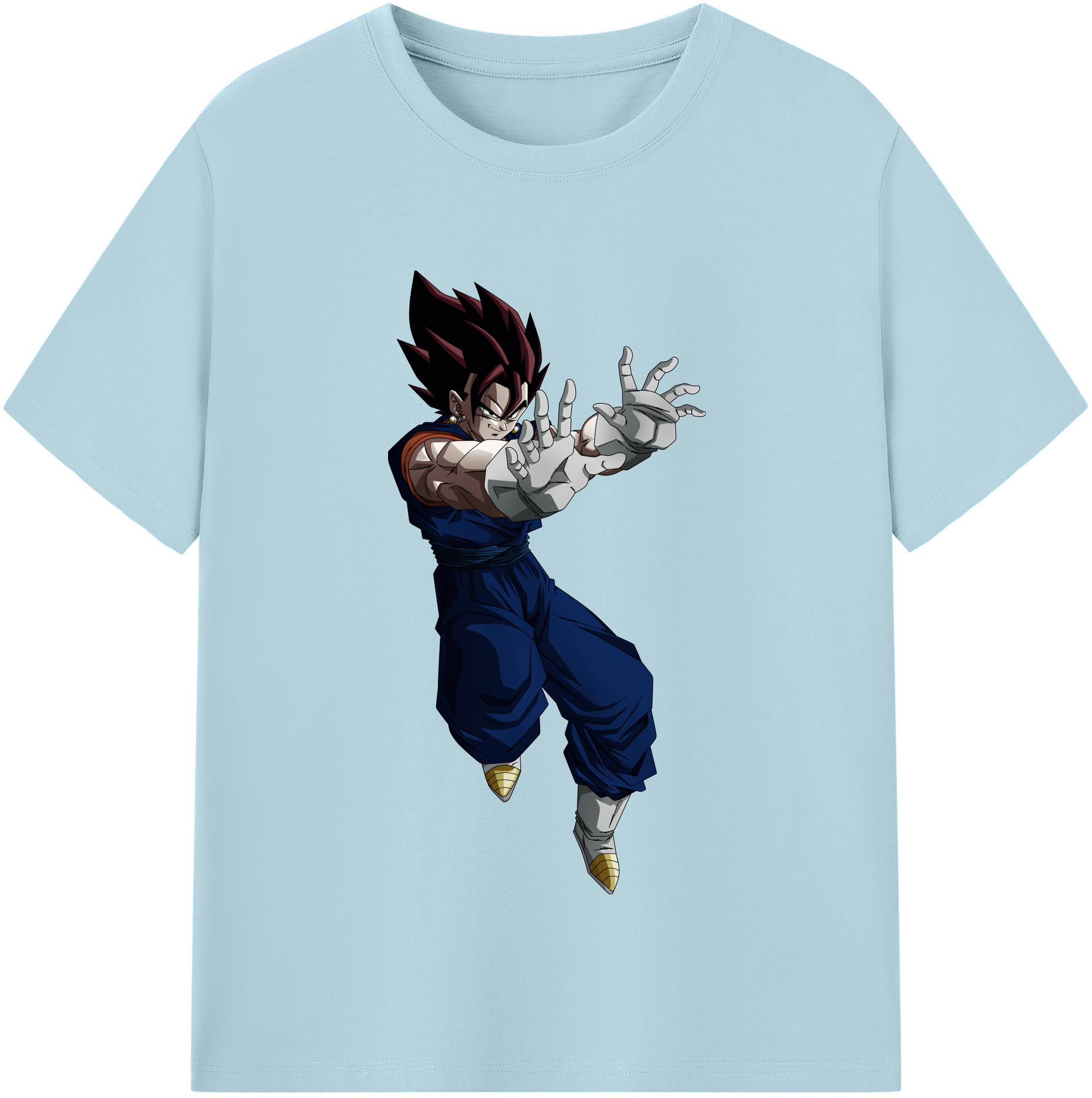 （画像用） ドラゴンボール ベジット DRAGON BALL Vegetto 綿100％半袖Tシャツ（フロントプリント）
